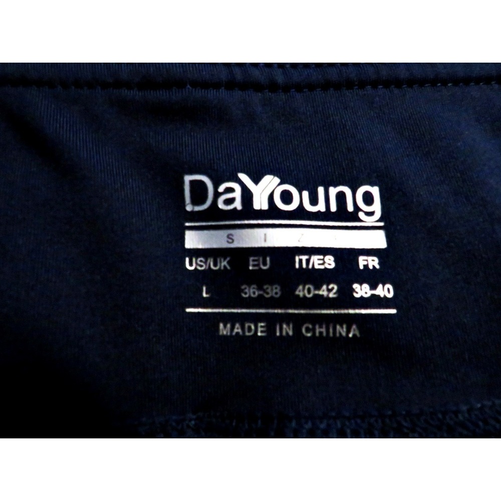 DaYoung Bootcut Yoga Pants with Tummy Control Workout Large Navy Blue - Picture 7 of 11
